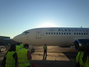Lleg&oacute; el tercer Boeing de Alas Uruguay. La hora de la verdad