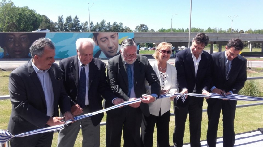 El Aeropuerto de Carrasco festeja los diez a&ntilde;os de su terminal con un mural que celebra la identidad uruguaya