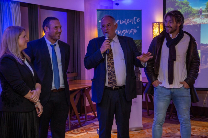 Marina Cantera, Martin de Freitas, Roque Baudean y Diego Lugano.