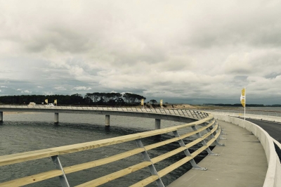 La lluvia bautiz&oacute; el Puente de la Laguna Garz&oacute;n