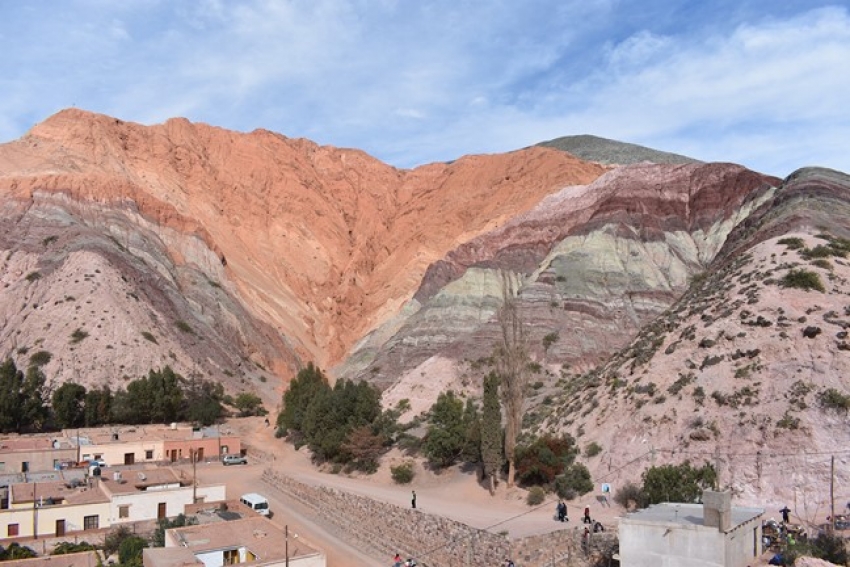 Cerro de los siete colores, en Purmamarca, Jujuy