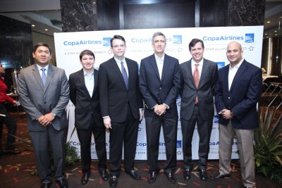 Adolfo Sen, Director de Ventas; Gabriel Varela, Director Senior de Planificaci&oacute;n; Pablo De La Guardia, Director de Relaciones con Gobiernos y Alianzas; Pedro Heilron, Presidente Ejecutivo; Joseph Mohan, Vicepresidente Senior de Comercial y Planificaci&oacute;n; Marco Ocando, Director de Mercadeo.