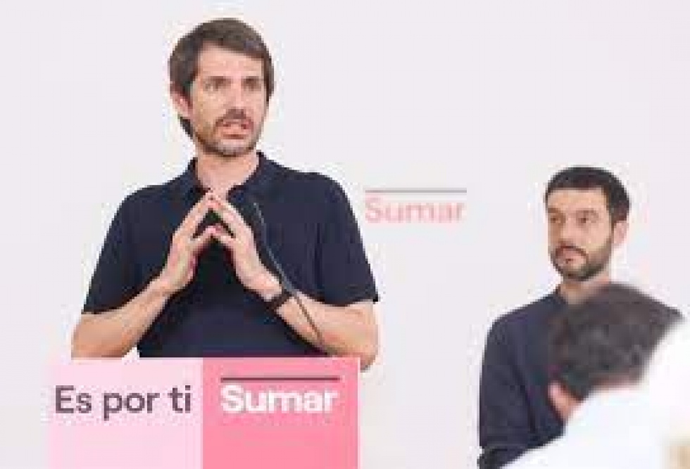 El portavoz de Sumar, Ernest Urtasun.