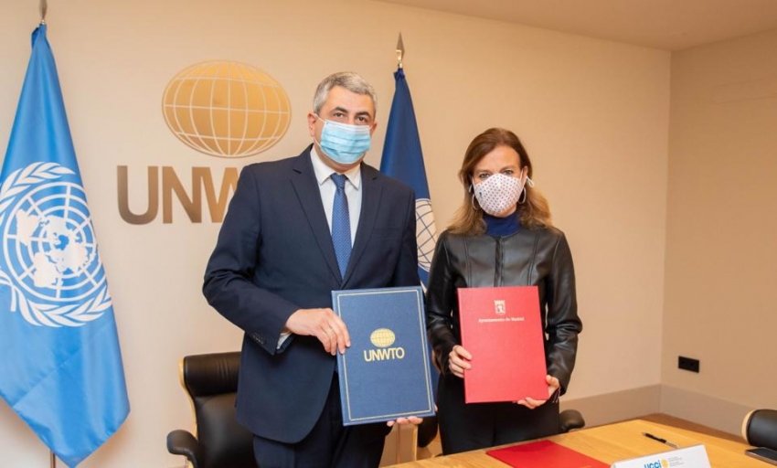 Almudena Ma&iacute;llo y Zurab Pololikashvili presentan la hoja de ruta de la &ldquo;Estrategia Iberoamericana del Turismo del Futuro&rdquo;