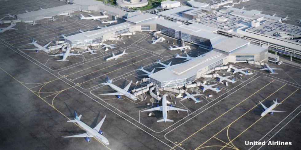United y el Aeropuerto de Houston invertir&aacute;n m&aacute;s de US$ 2.000 M en la transformaci&oacute;n de la Terminal B