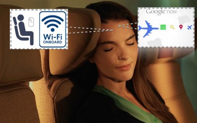 Google anticipar&aacute; la experiencia de usuario a bordo de un vuelo