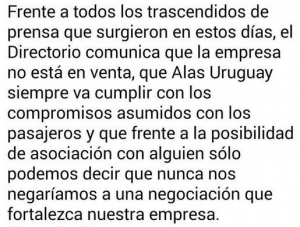 Alas Uruguay: ya lleg&oacute; lo que anunciamos