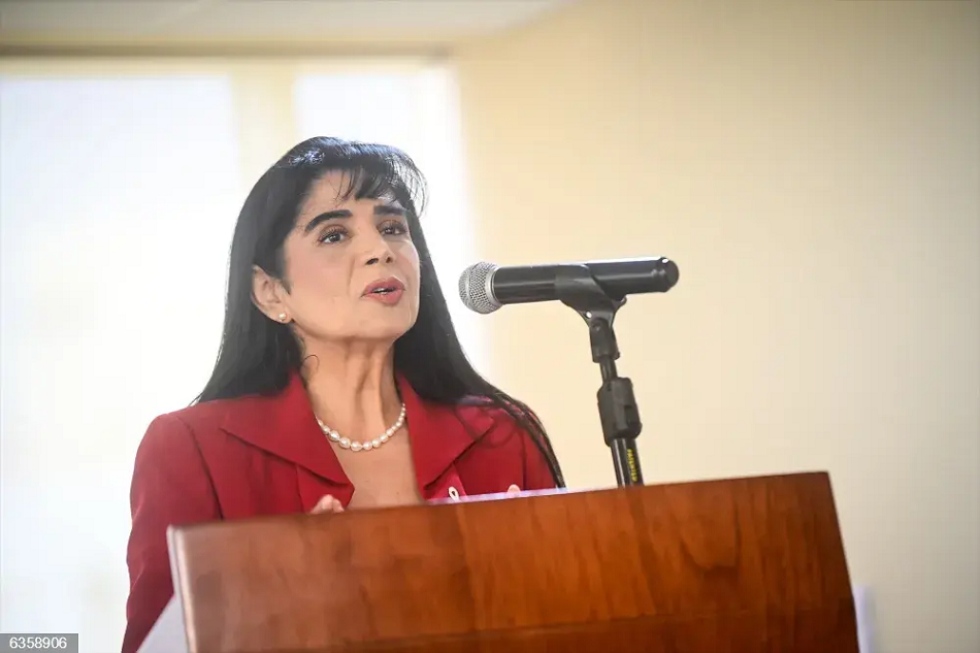 La ministra de Comercio Exterior y Turismo de Per&uacute;, Desil&uacute; Le&oacute;n.