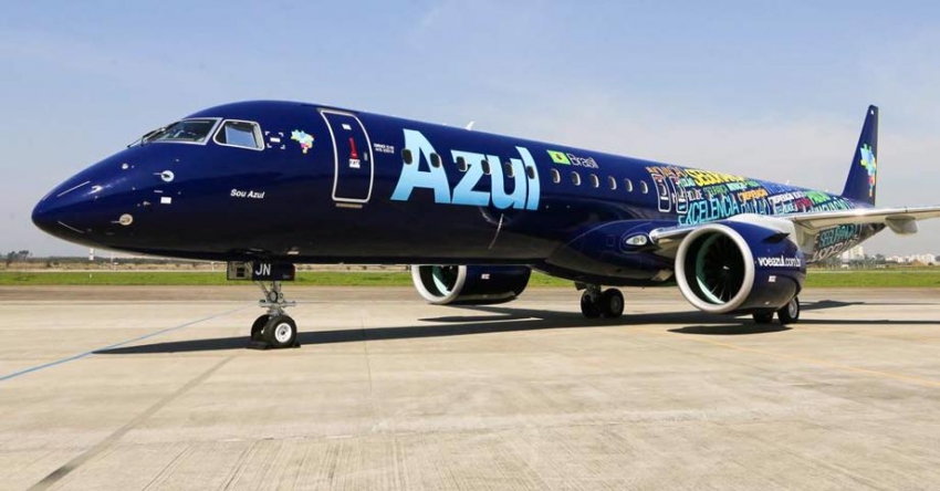 Brasil: Azul terminar&iacute;a 2020 con m&aacute;s de 80% de capacidad dom&eacute;stica recuperada