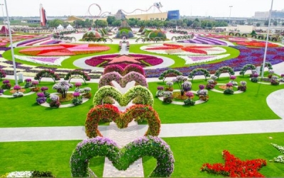 El jard&iacute;n natural m&aacute;s grande del mundo es el nuevo atractivo tur&iacute;stico de Dub&aacute;i