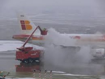 Tablets contra el engelamiento en los aeropuertos espa&ntilde;oles