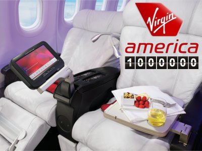 Virgin America y su primer mill&oacute;n
