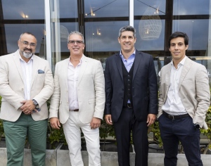 Rodrigo Echeto, Dir. Casino, Diego Bern&aacute; Gerente General, Javier Azcurra Director de Hotel, e Ismael Pignatta, Dir. Legales.