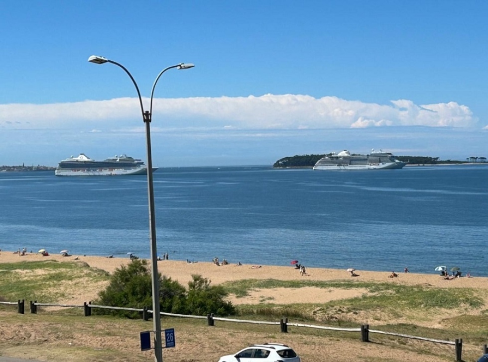 Aqu&iacute; se construir&iacute;a el puerto que avala el gobierno uruguayo, parada 26 de la playa Mansa,&nbsp;Las&nbsp;Delicias