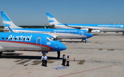 Pas&oacute; el paro de Aerol&iacute;neas Argentinas y Austral, el conflicto contin&uacute;a