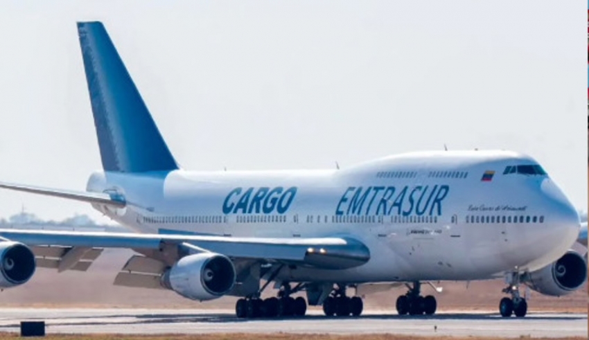 El avi&oacute;n de Emtrasur