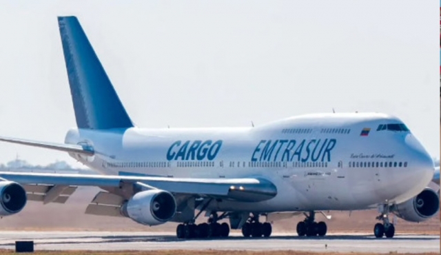 El avi&oacute;n de Emtrasur