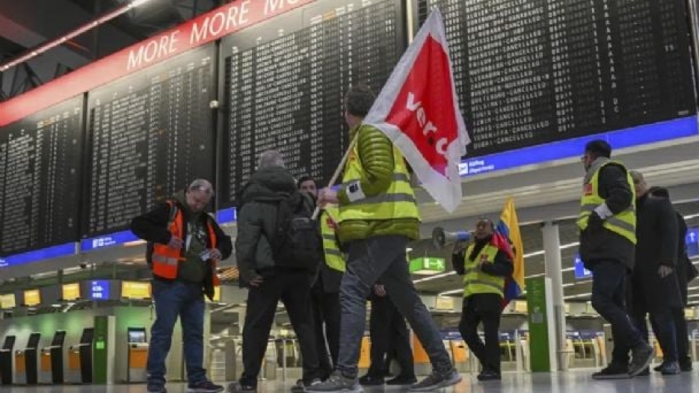 La huelga de personal de seguridad afectar&aacute; este jueves a 1.100 vuelos y unos 200.000 pasajeros en Alemania