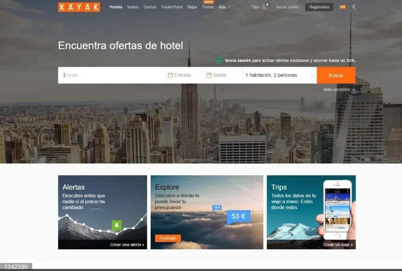Kayak detecta un aumento de hasta el 46% en las b&uacute;squedas de vuelos fuera de temporada alta