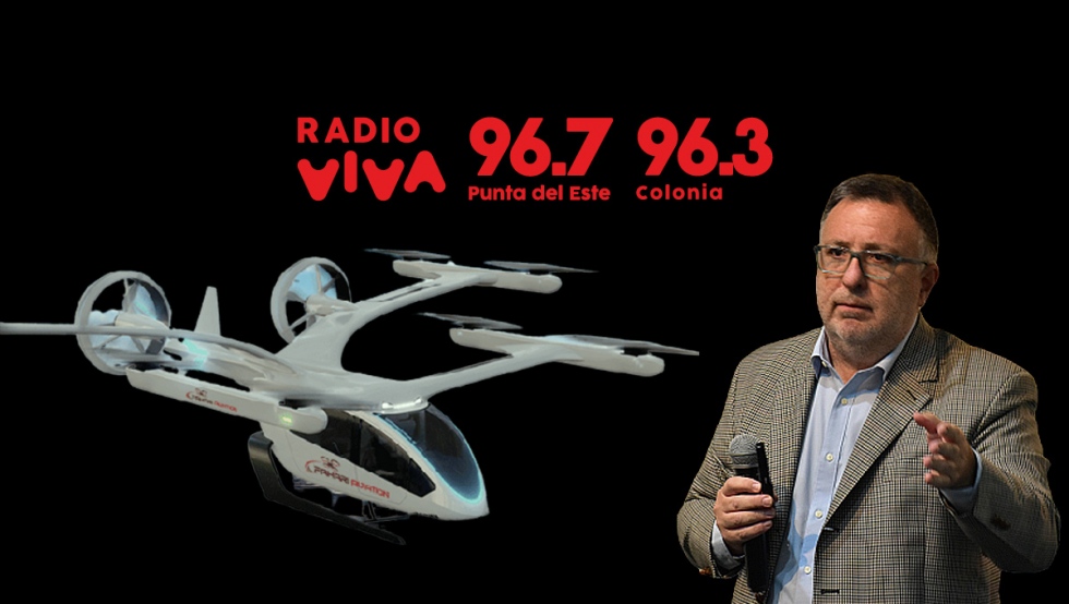 Movilidad A&eacute;rea Urbana: en Radio Viva entrevistaron a Diego Gonz&aacute;lez