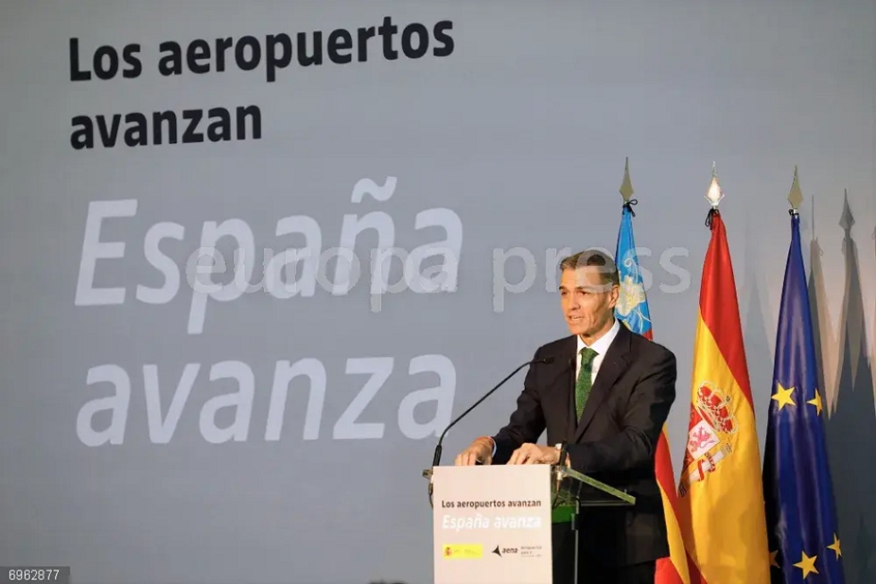 S&aacute;nchez anuncia 13.000 M de euros de inversi&oacute;n de Aena en los aeropuertos espa&ntilde;oles