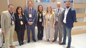 Gerente General de Arapey Thermal y Resort, Adri&aacute;n Popruzuk; directora del Hotel Horacio Quiroga, Gabriela Safi; Gerente General de Paranair, Jaime Cassola; secretaria de la CAMTUR, Flavia Lavechia; presidente de la CAMTUR, Marina Cantera; de Rossani Turismo, Mart&iacute;n Rossani; Gerente Comercial de hotel Altos del Arapey, Andr&eacute;s&nbsp;Fern&aacute;ndez.