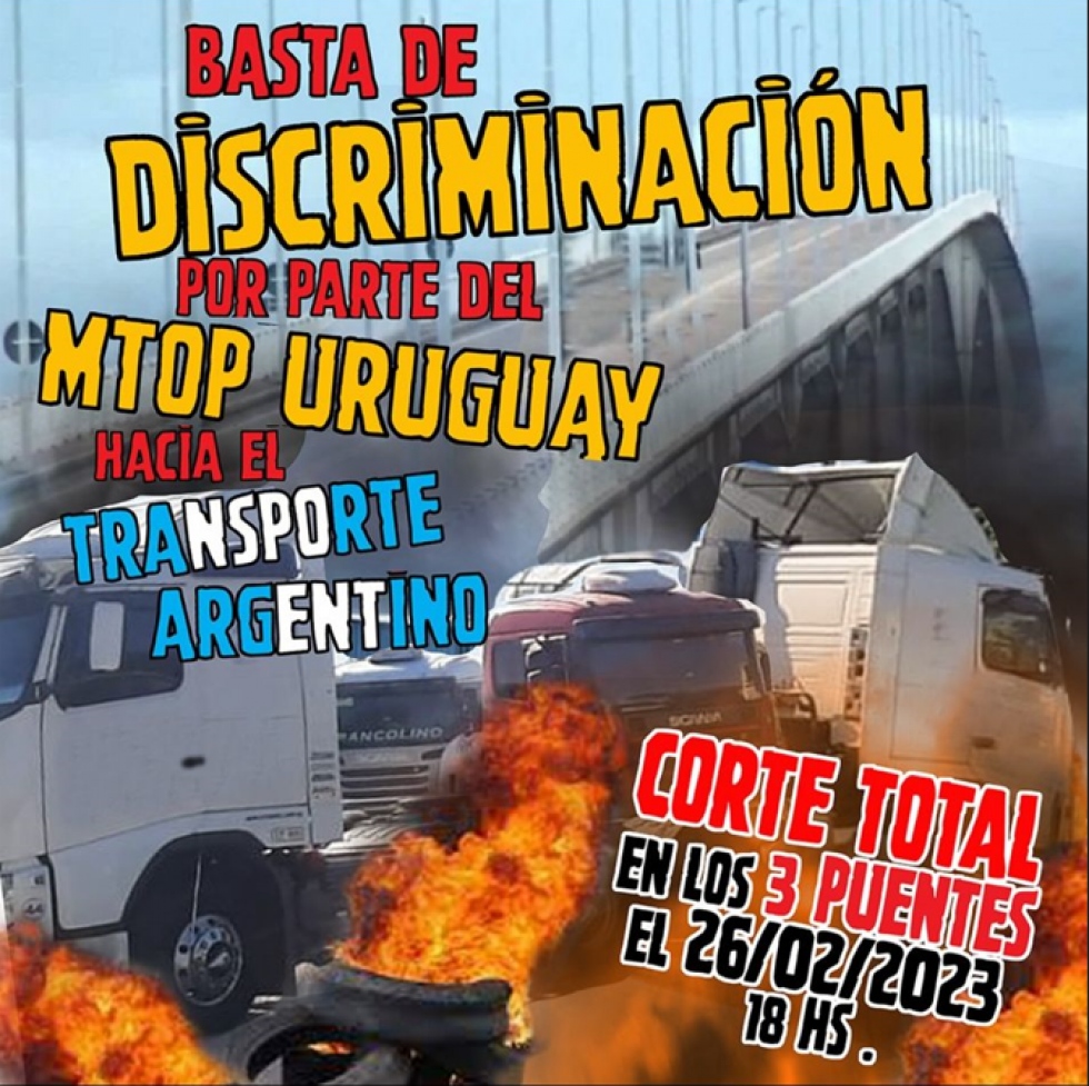 Un nuevo acto "patoteril" en ciernes, amenaza a Uruguay