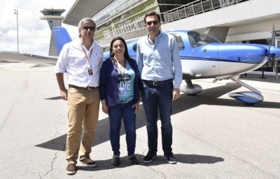 Juan Lescarboura, Marin&eacute; Falero, Diego Arrosa.