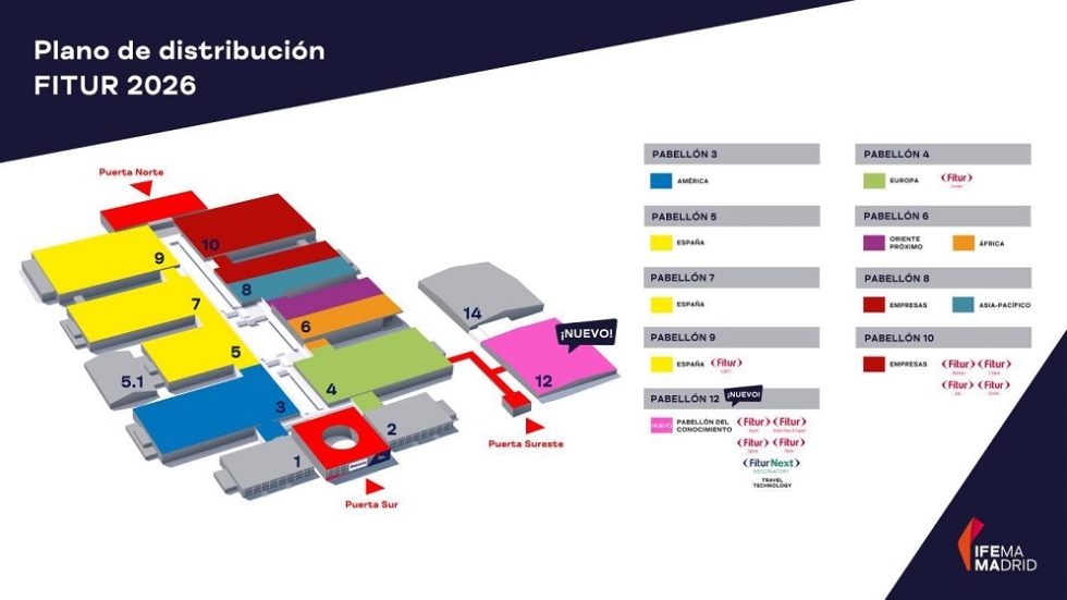FITUR 2026 anuncia el nuevo Pabell&oacute;n del Conocimiento, una ventana al turismo del futuro