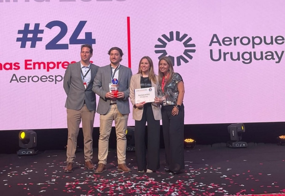 Aeropuertos Uruguay destaca entre las mejores empresas para trabajar de Am&eacute;rica Latina