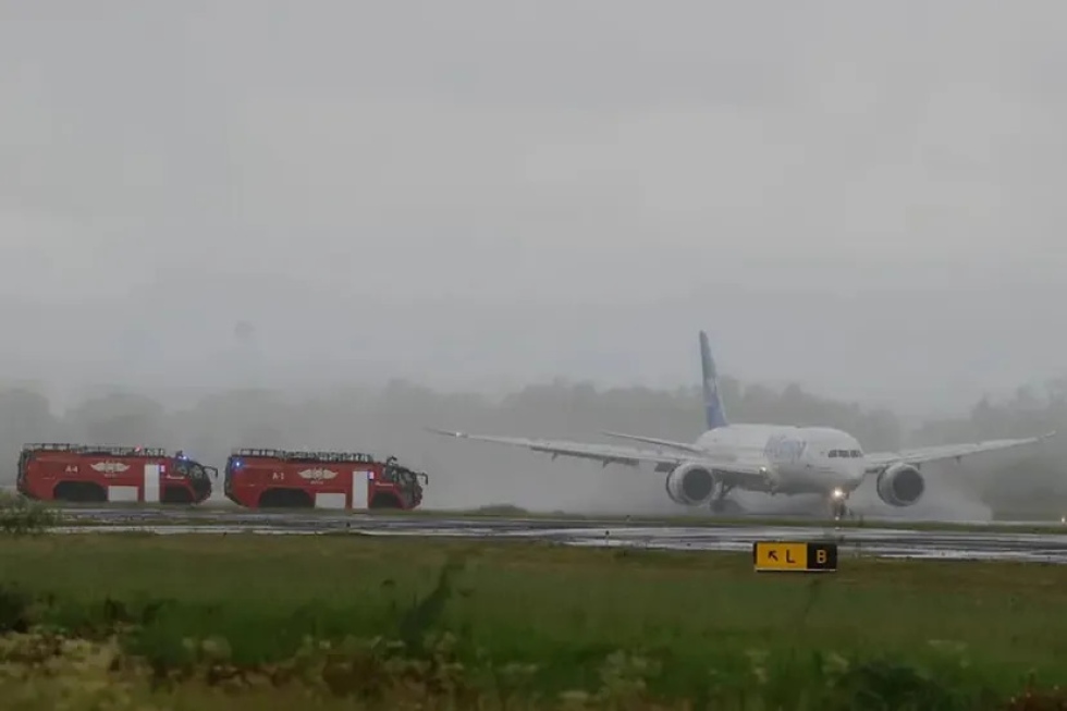 Aterrizaje de emergencia de un avi&oacute;n de Air Europa con destino Madrid