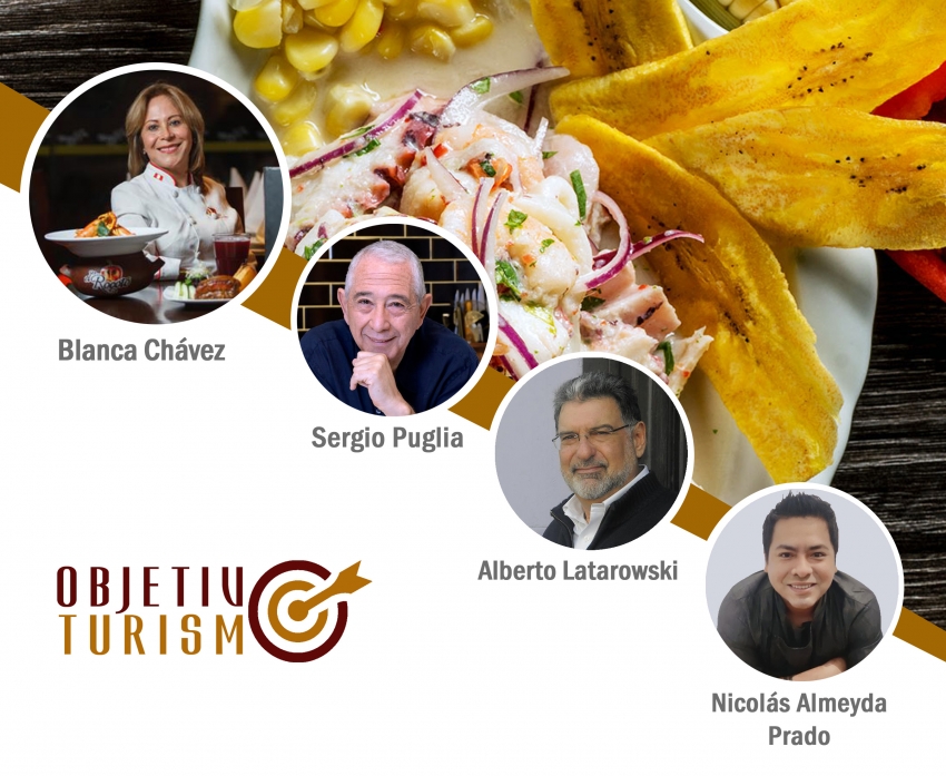 Sigamos conociendo los temas y a quienes los tratar&aacute;n en Objetivo Turismo PDA 2022. Hoy: "El fen&oacute;meno de la gastronom&iacute;a peruana como estrategia de promoci&oacute;n turistica"