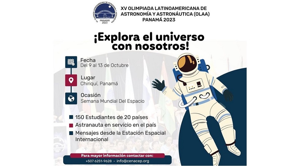 Panam&aacute; ser&aacute; sede de la Olimpiada Latinoamericana de Astronom&iacute;a y Astron&aacute;utica
