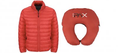 Campera transformable en almohadilla de cuello