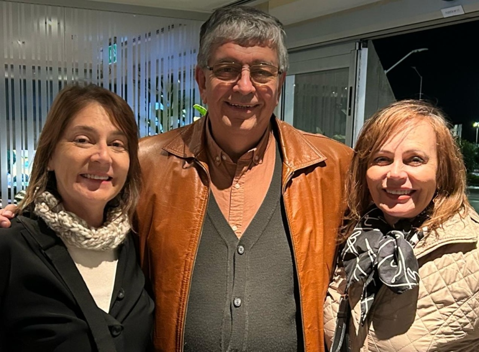 Glenda Uma&ntilde;a estuvo en Uruguay