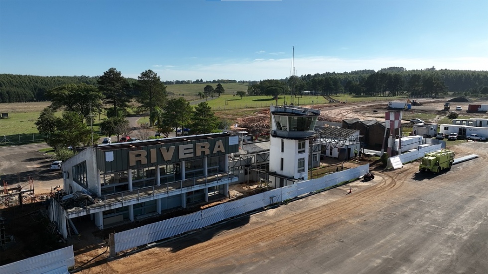 Aeropuertos Uruguay avanza en las obras del Aeropuerto Internacional de Rivera