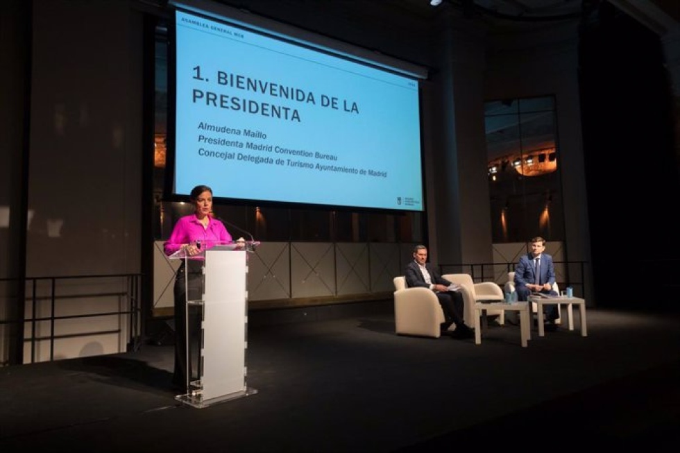 La concejala delegada de Turismo de Madrid, Almudena Ma&iacute;llo, ha intervenido en la Asamblea General de Madrid Convention Bureau.