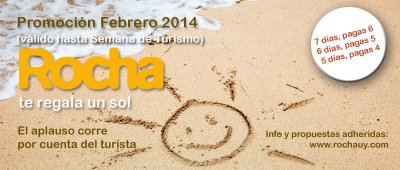 Rocha lanza refuerzo promocional "Rocha te regala un sol"