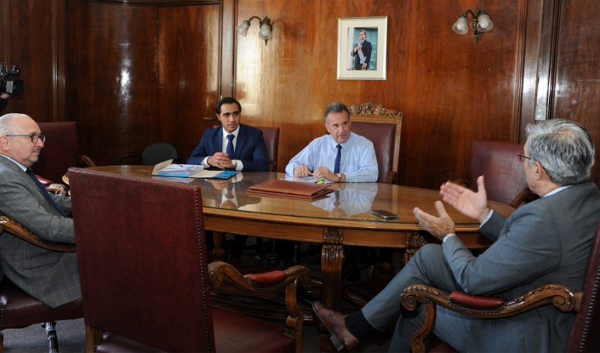 Pablo da Silveira, Jos&eacute; Luis Satdjian, Daniel Salinas y Robert Silva