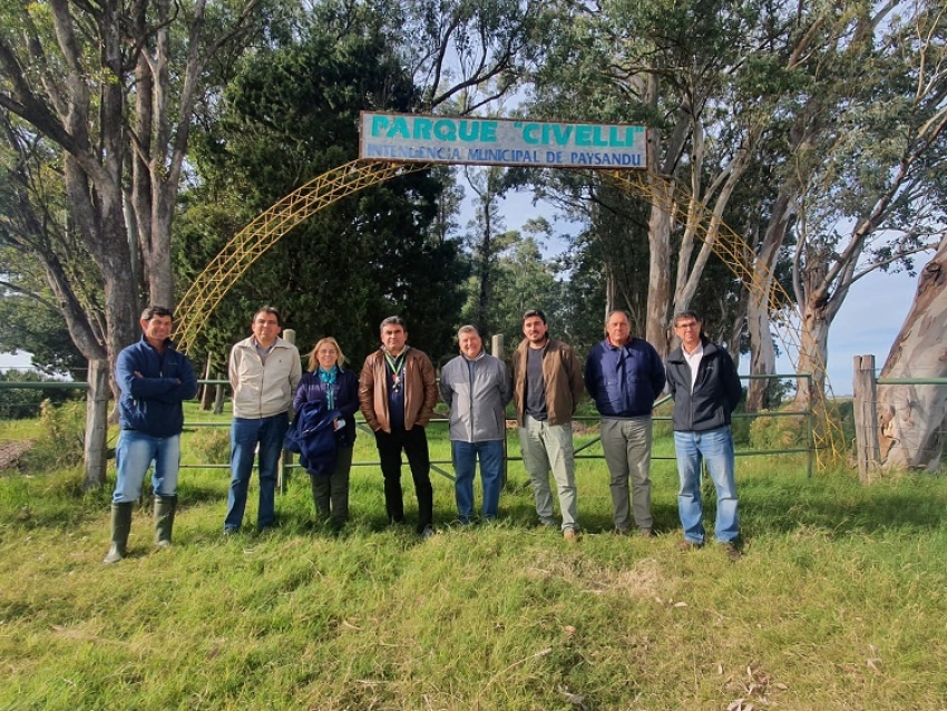 Una visita al Parque Civelli, en el paraje Cangue del departamento de Paysand&uacute;