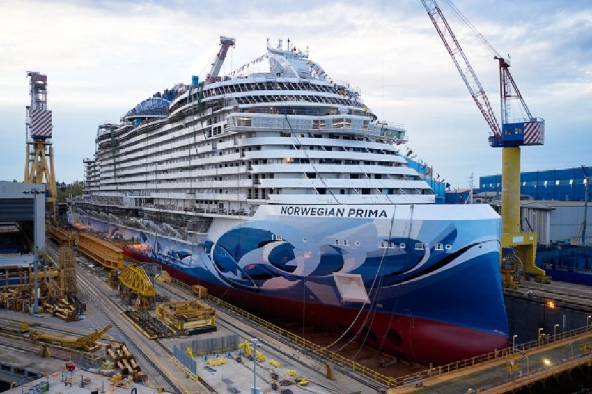 NCL recibe la entrega del Norwegian Prima, el primero de los seis barcos de su nueva clase