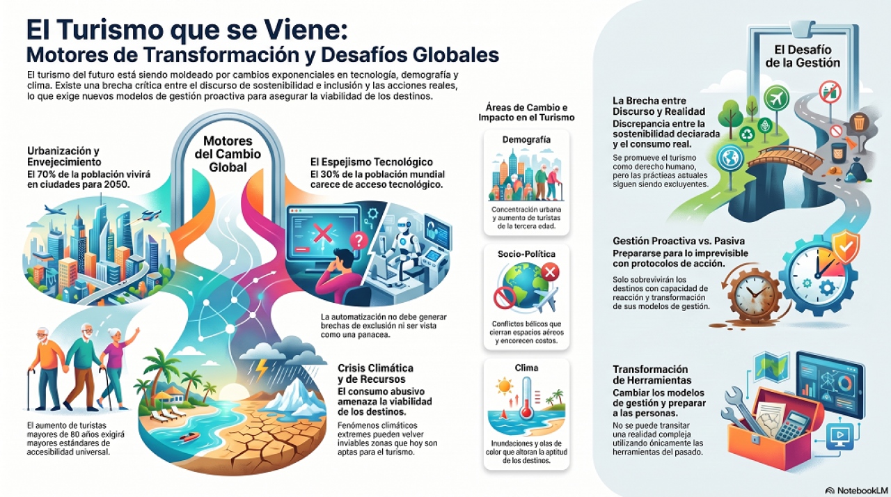 El Turismo que se viene, no ser&aacute; ajeno a los grandes cambios y fen&oacute;menos que nos impactan y rodean