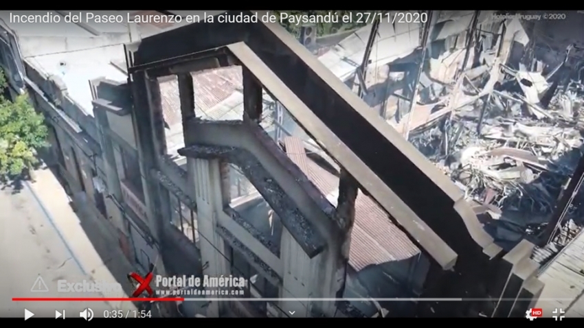 Despu&eacute;s del fuego en Paysand&uacute;