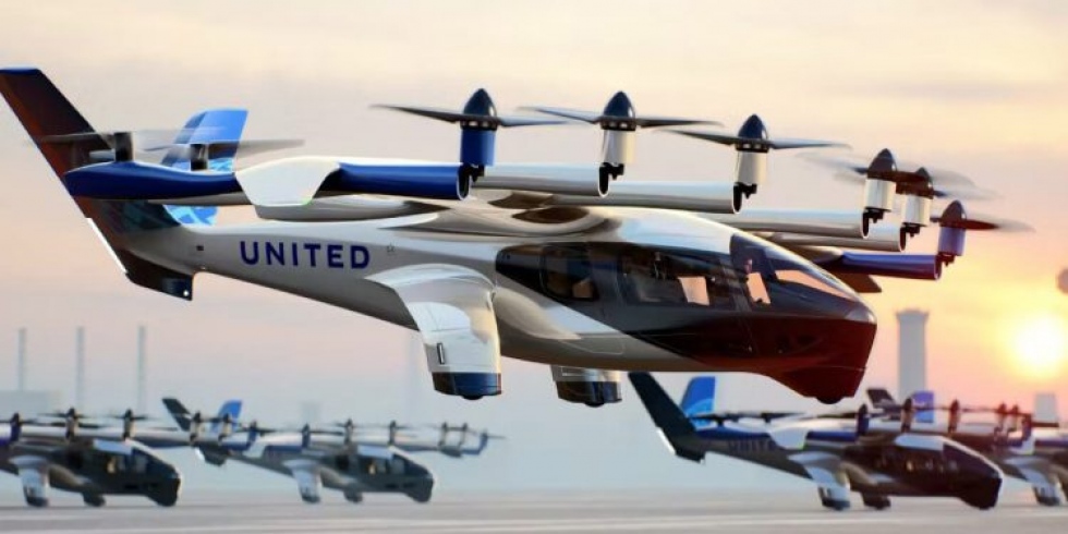United Airlines y Archer lanzan la primera ruta comercial de taxi a&eacute;reo el&eacute;ctrico en Chicago