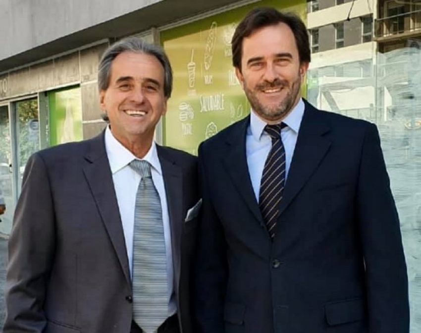  Subsecretario Remo Monzeglio y el  Ministro Germ&aacute;n Cardoso