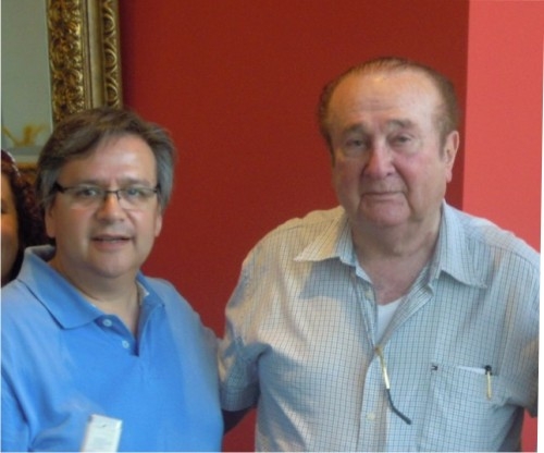 Con el Doctor Nicol&aacute;s Leoz, Presidente de la Conmebol