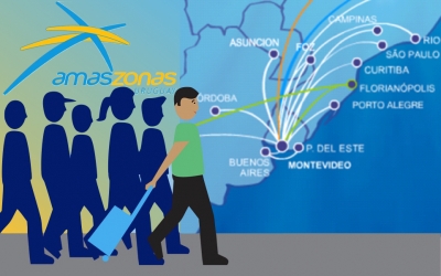 &iquest;Qu&eacute; viene a hacer Amaszonas al Uruguay?