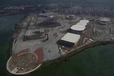 Imagen a&eacute;rea del Parque Ol&iacute;mpico de los Juegos Ol&iacute;mpicos de R&iacute;o de Janeiro de 2016 el lunes, 27 de julio de 2015.