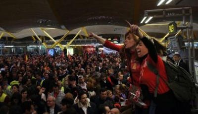 La segunda jornada de huelga de Iberia arranca con 232 vuelos cancelados