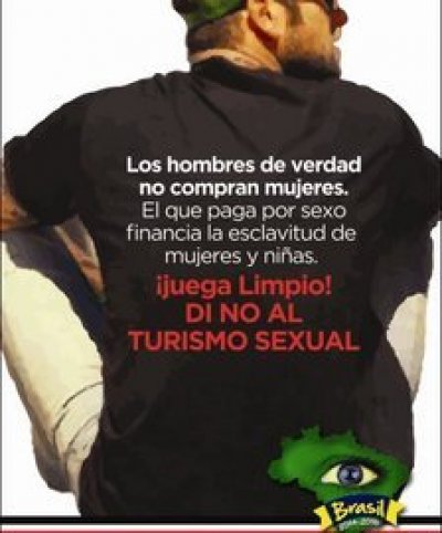 Lanzan una campa&ntilde;a para prevenir el turismo sexual en el Mundial de Brasil